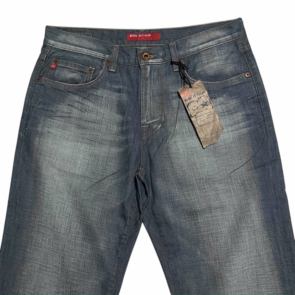 BIG STAR NWT Vintage Medium Wash Pioneer Bootcut Jeans 32 - Picture 2 of 14